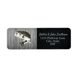 Bass Fishing Rücksendeadresse Black Sports Hobby