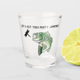 Bass Fishing Schnapsglas