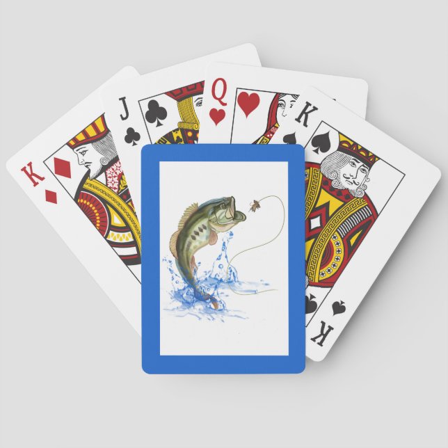 Bass Fishing Spielkarten (Rückseite)