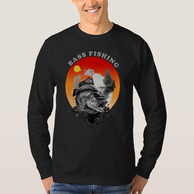 Bass Fishing T-Shirt (Vorderseite)