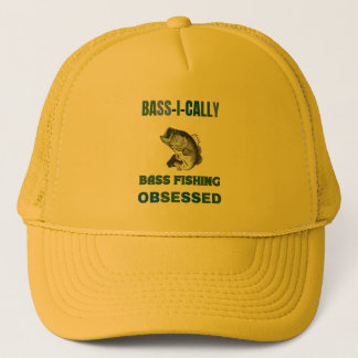Bass Fishing Trucker Hat Fishing Vacacation Trip Truckerkappe