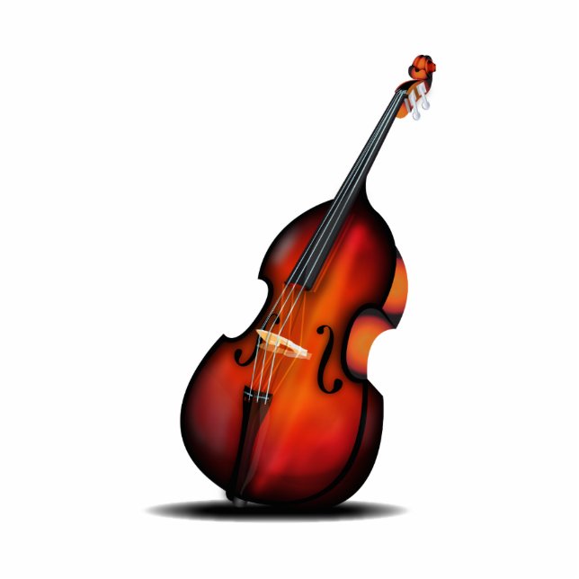 Bass Freistehende Fotoskulptur (Vorne)
