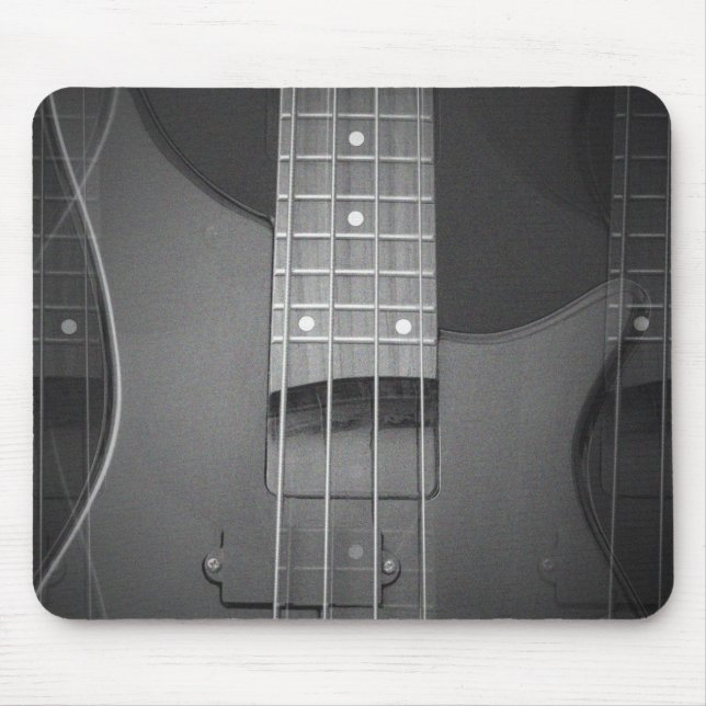 Bass Gitarre anpassen Moderne trendige Musik Mousepad (Vorne)