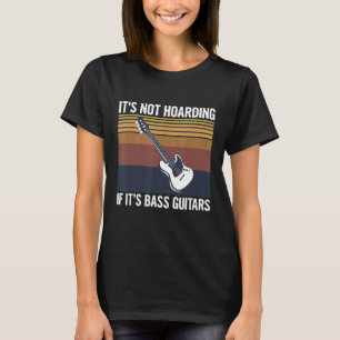 Bass Gitarre für einen Bass Gitarrist T-Shirt