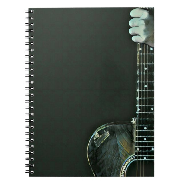 Bass-Gitarrist-Geschenke Notizblock (Vorderseite)