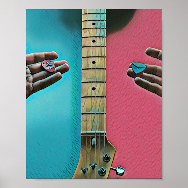 Bass-Gitarrist-Geschenke Poster (Vorne)