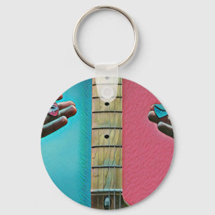 Bass-Gitarrist-Geschenke Schlüsselanhänger