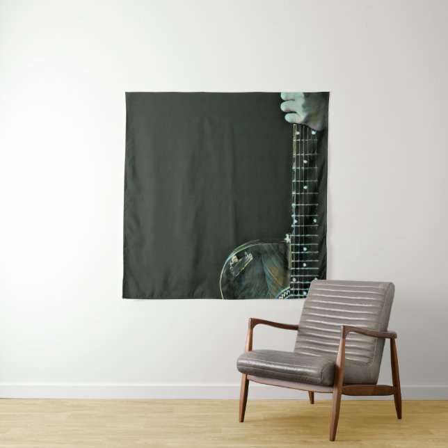 Bass-Gitarrist-Geschenke Wandteppich (Beispiel)