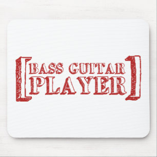 Bass-Gitarrist Mousepad