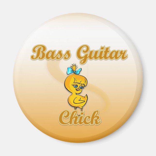 Bass Guitar Chick Magnet (Vorne)