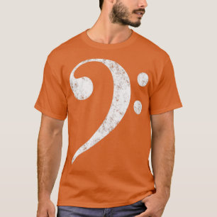 Bass Guitar Clef für Bass Player Bassist T-Shirt
