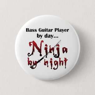 Bass Guitar Ninja Button