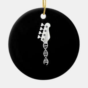 Bass Guitar Player Bassist Keramik Ornament