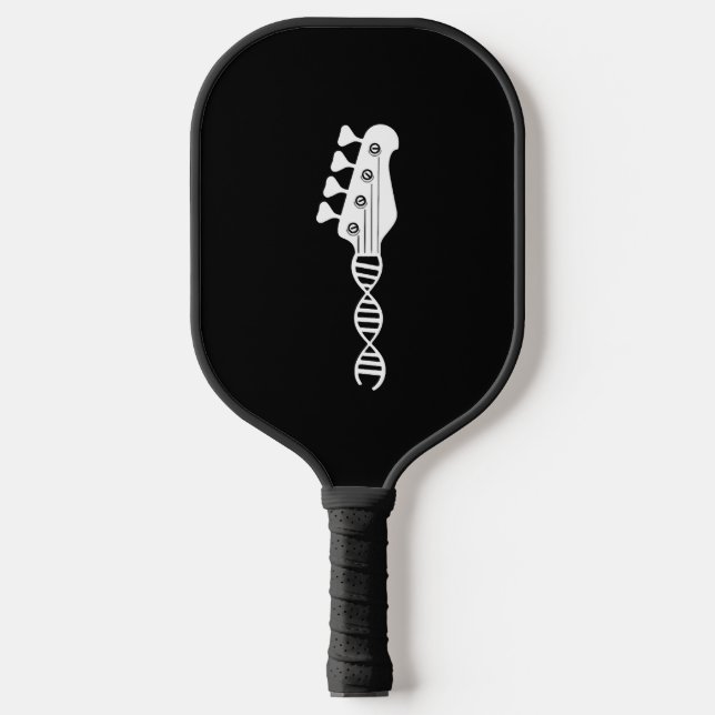 Bass Guitar Player Bassist Pickleball Schläger (Vorderseite)