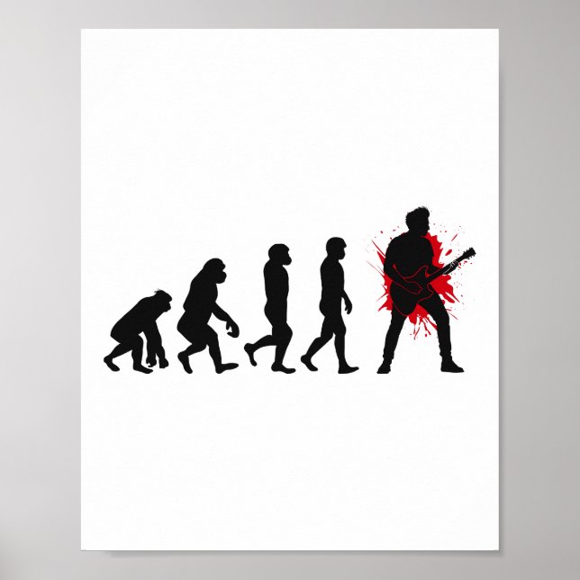 Bass Guitar Player Music Musician Bassisten Funny Poster (Vorne)