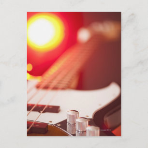 Bass Guitar Postkarte
