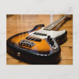 Bass Guitar Postkarte