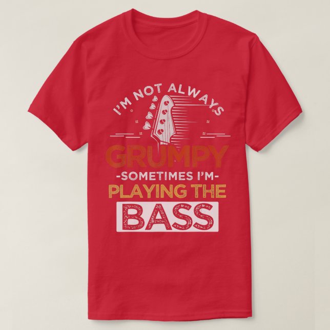 Bass Guitar T-Shirt (Design vorne)