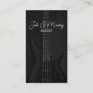 Bass Guitarist Guitar Bassist Visitenkarte