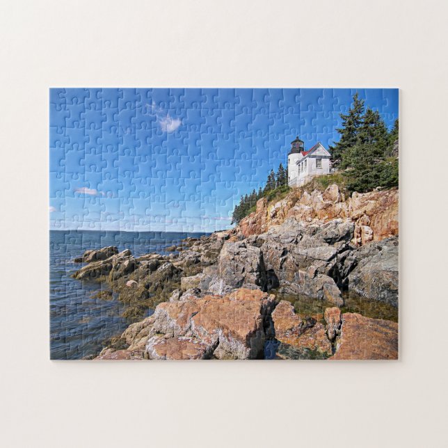 Bass-Hafen-Kopf-Leuchtturm, Puzzle Maines (Horizontal)