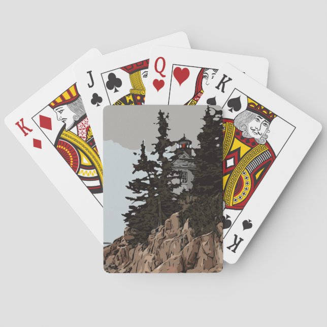 BASS HARBOR HEAD SPIELKARTEN (Rückseite)