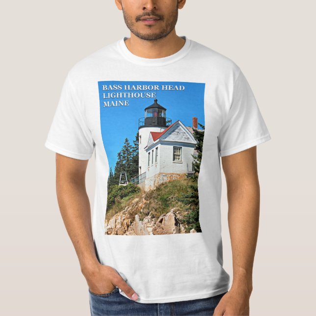 Bass Harbour Head Lighthouse, Maine T - Shirt (Vorderseite)