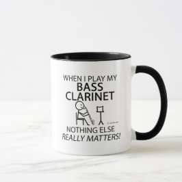 Bass Klarinette nichts anderes zählt Tasse