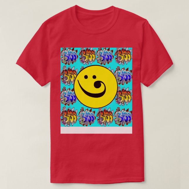 Bass-Kopfbass T-Shirt (Design vorne)