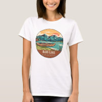 Bass Lake California Wasserfischen Emblem