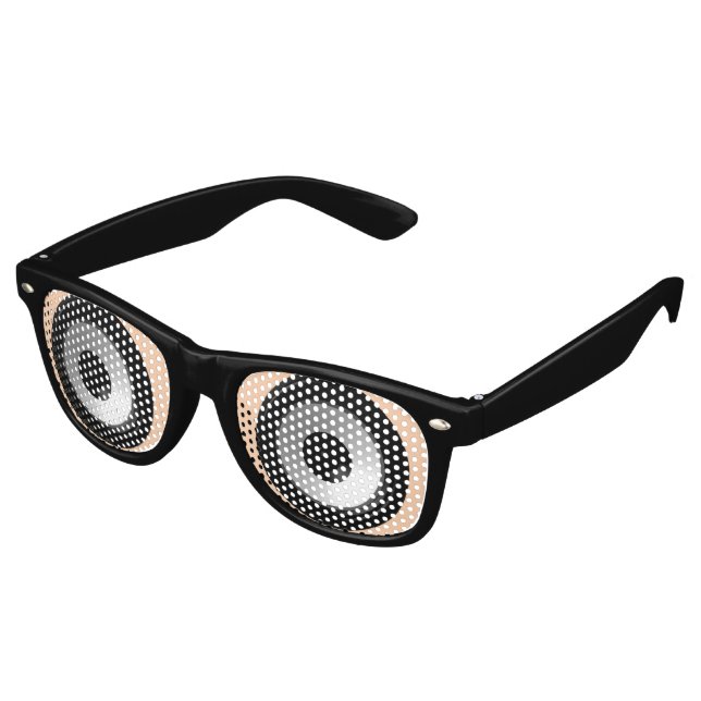 Bass Lautsprecher Partybrille (Schrägansicht)