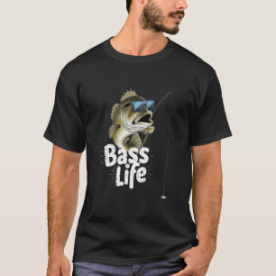 Bass Life Smallmouth-Barsche-Angler-Shirt T-Shirt