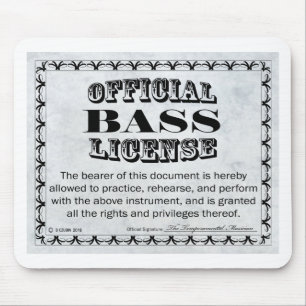 Bass-Lizenz Mousepad