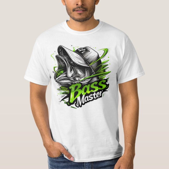 Bass Master- Herren T-Shirt (Vorderseite)
