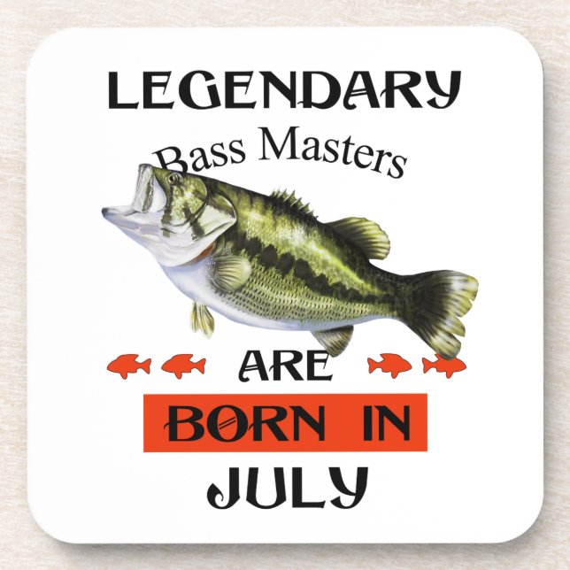 Bass Masters Juli Getränkeuntersetzer (Vorderseite)