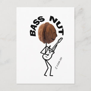 Bass Nut Postkarte