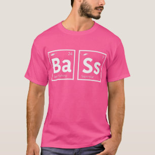 Bass Periodische Elemente Liebe Fischerei Prämie T-Shirt