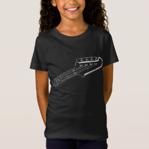Bass Player Bass Gitarre Musikalisches Design T-Shirt