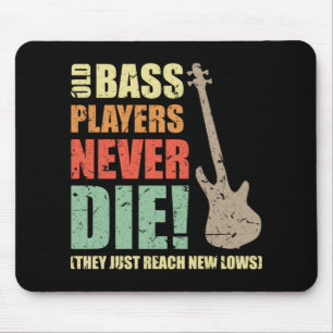 Bass Player die nie Mousepad