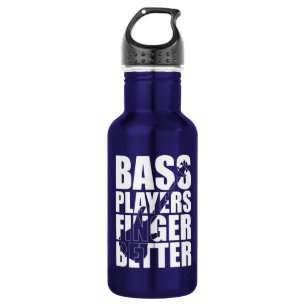 Bass Player Finger besser Edelstahlflasche