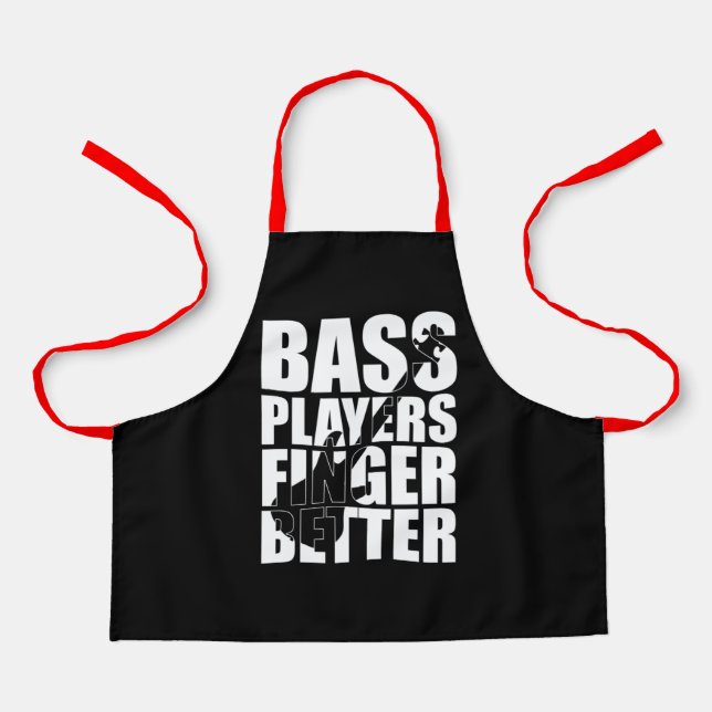 Bass Player Finger besser Schürze (Vorderseite)