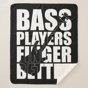 Bass Player Finger besser Sherpadecke