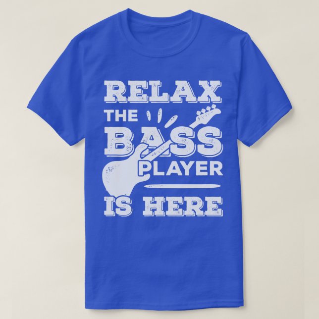 Bass Player Gitarrist Musician Bassist Geschenk T-Shirt (Design vorne)