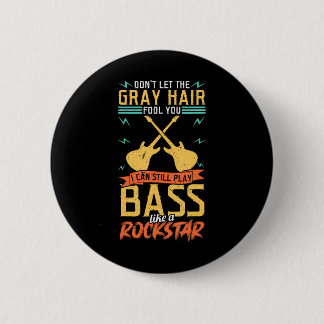 Bass Player Men Bass Guitar Player Bassist Bassist Button