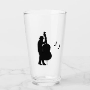 Bass Player Musician Glas