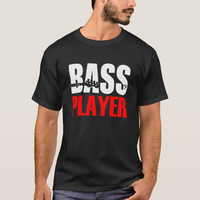 Bass Player T-Shirt Black (Vorderseite)