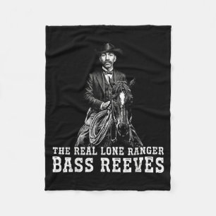 Bass Reeves Der echte Lone Ranger Western Black Hi Fleecedecke