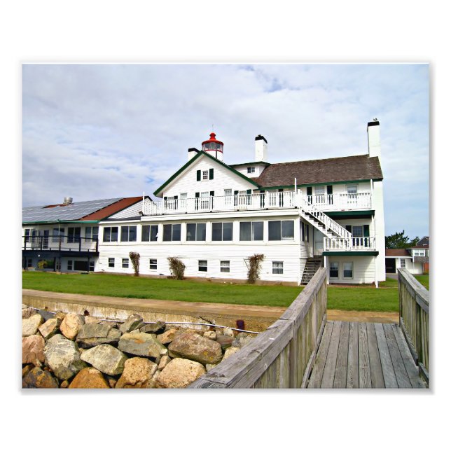 Bass River Lighthouse, Massachusetts Foto Print (Vorne)