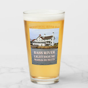 Bass River Lighthouse, Massachusetts Pint Glass Glas