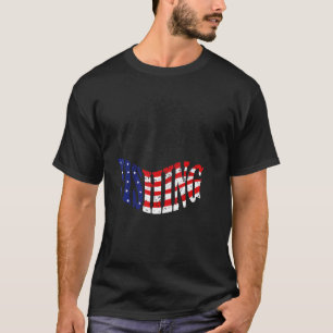 Bass-Silhouette USA - Bassjäger 1 T-Shirt