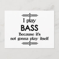 Bass - Spielen Sie sich selbst Funny Deko Music